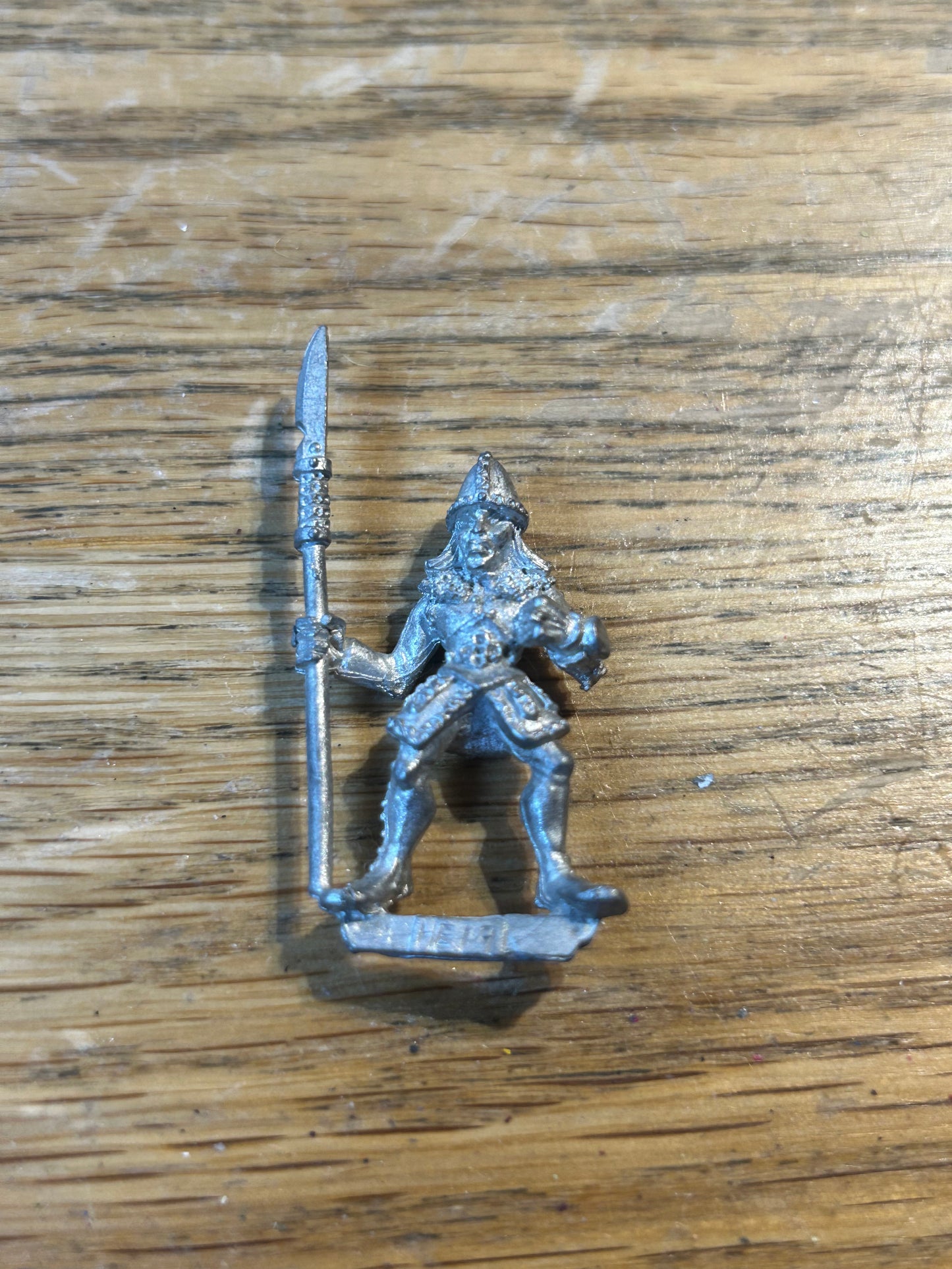 Games Workshop Warhammer Marauder high Elf with spear MM81/5 01 Elves Metal Figure Fantasy OOP