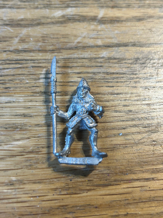 Games Workshop Warhammer Marauder high Elf with spear MM81/5 01 Elves Metal Figure Fantasy OOP