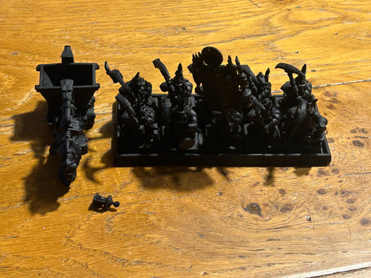 10 Dwarf Miners With command and mine cart