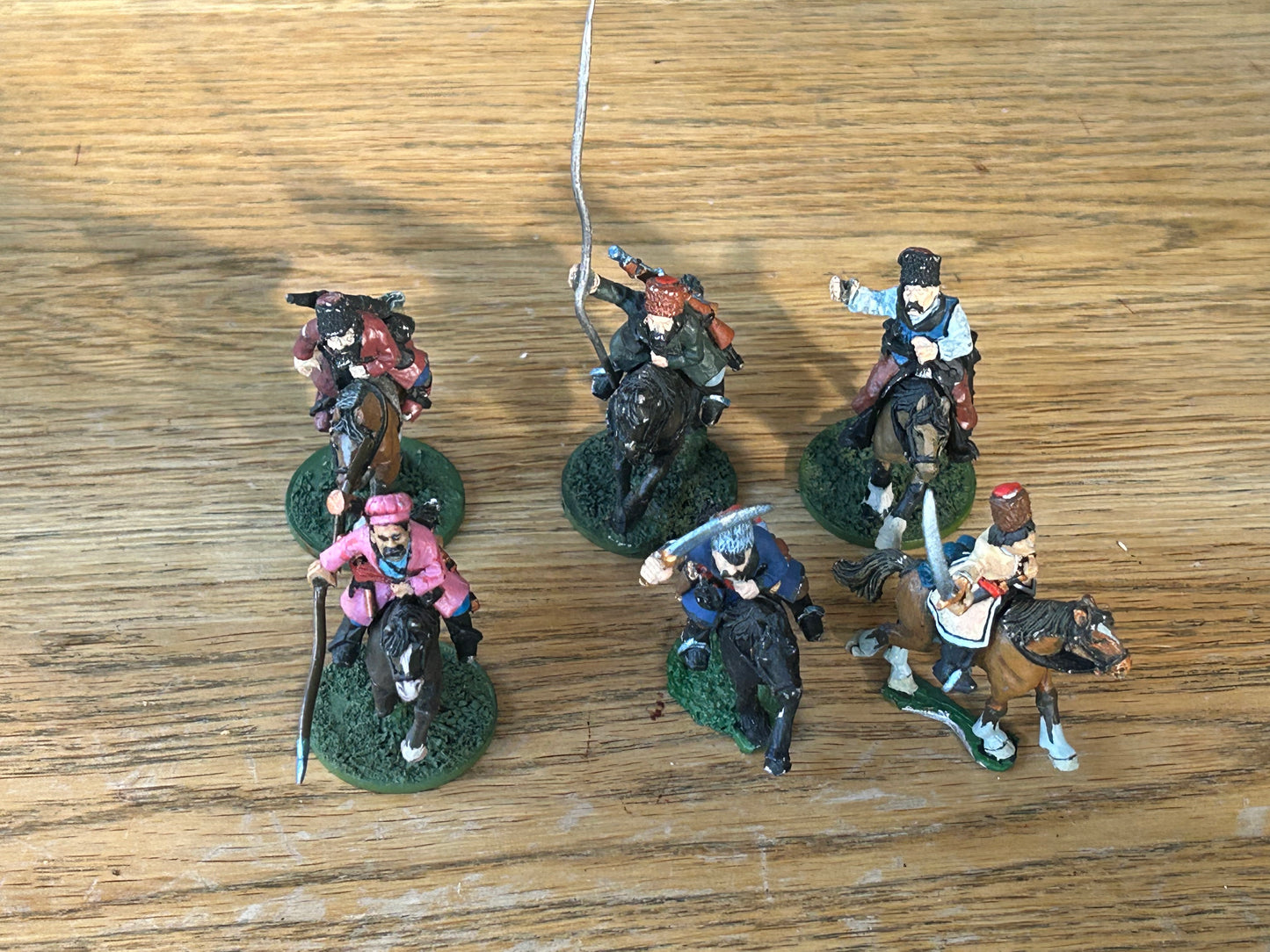Wargames foundry Cossack cavalry (2 are missing spears/lances)