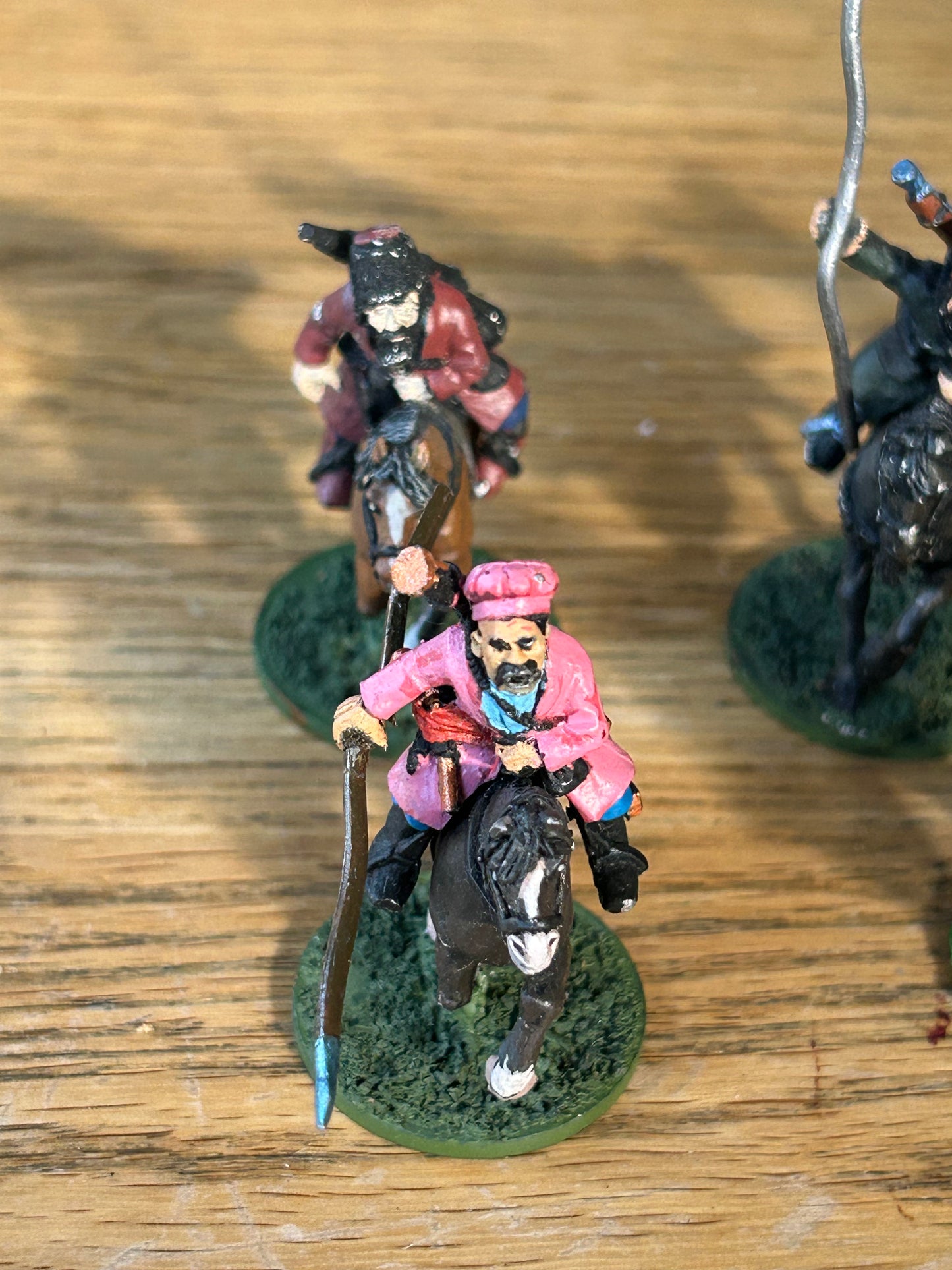 Wargames foundry Cossack cavalry (2 are missing spears/lances)