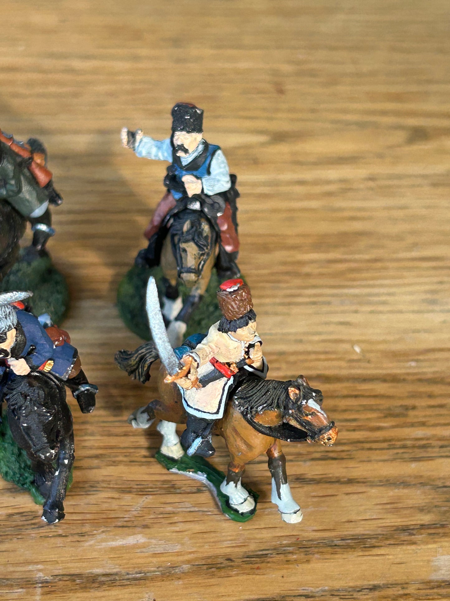 Wargames foundry Cossack cavalry (2 are missing spears/lances)