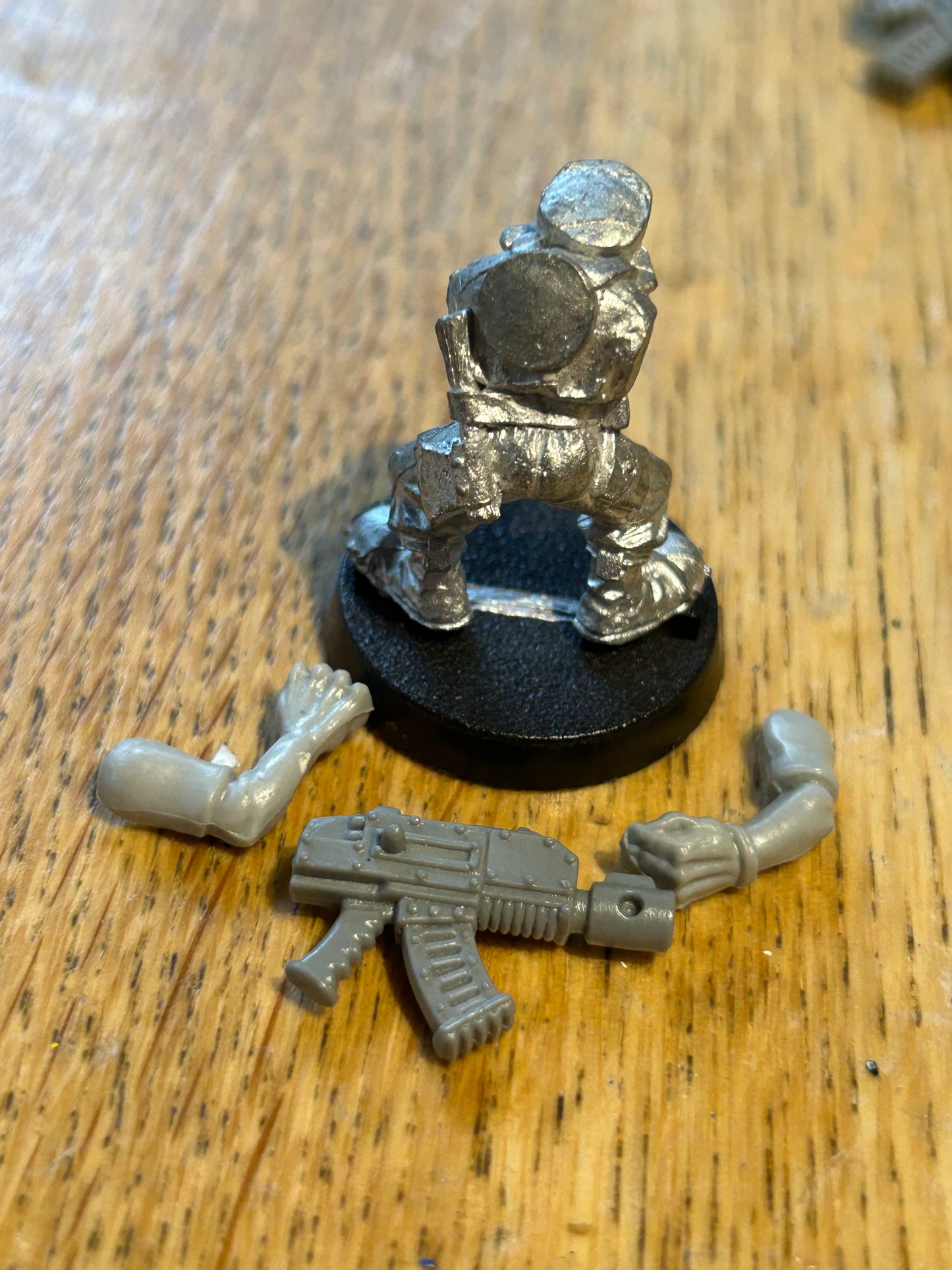 Warhammer 40k Ork Boy Boyz Blood Axe With Kepi  Metal 1988