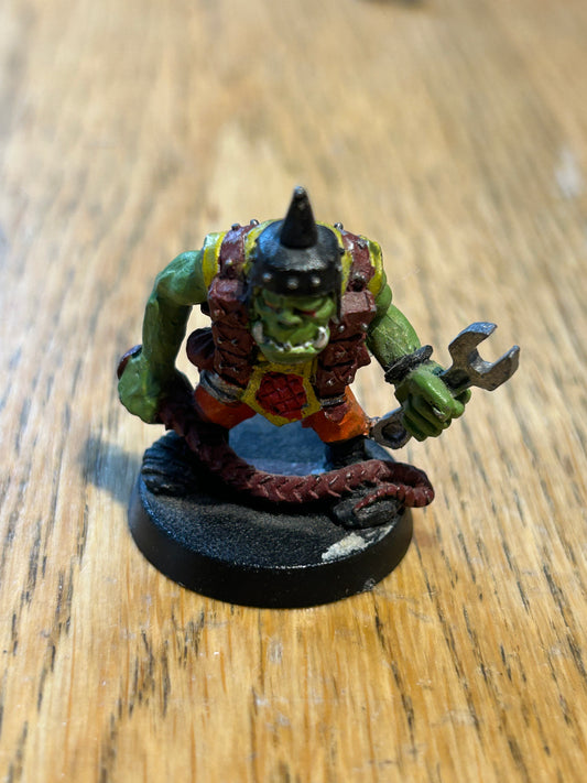 Games Workshop Warhammer 40k Rogue Trader Hop Splat Field Gun Mek Boy with whip  GW