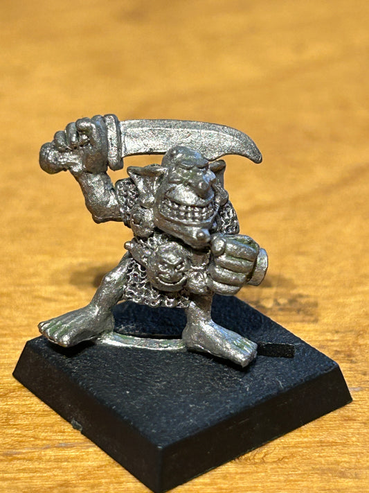 Warhammer fantasy Kev Adams goblin with sword