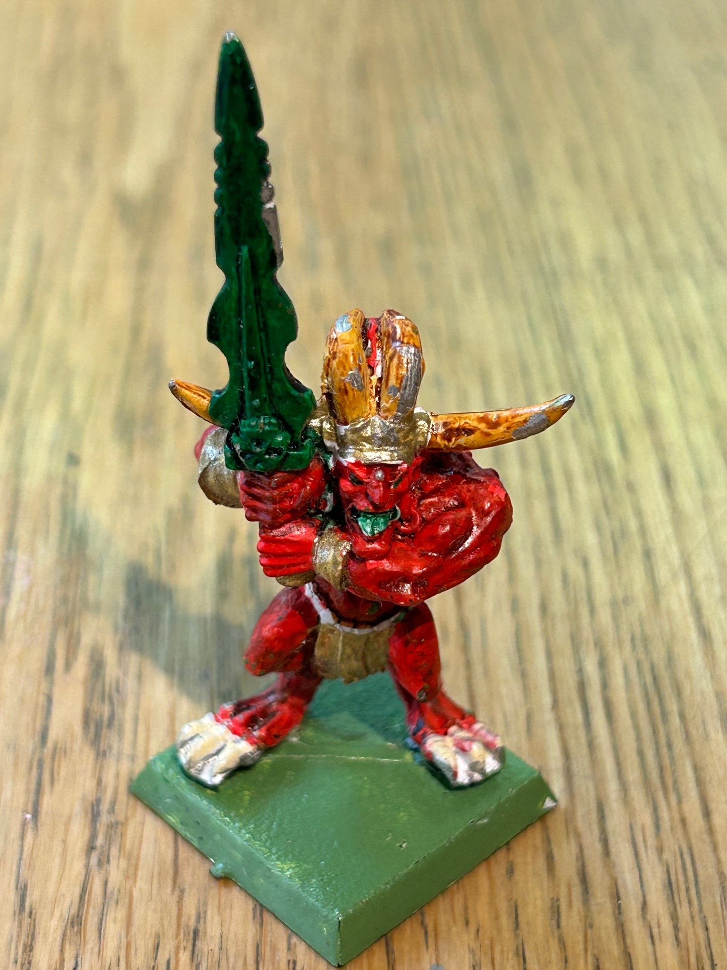 Chaos 40k warhammer fantasy BLOODLETTER OF KHORNE WARHAMMER FANTASY METAL MARAUDER