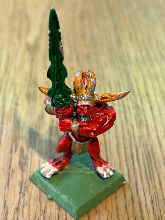 Chaos 40k warhammer fantasy BLOODLETTER OF KHORNE WARHAMMER FANTASY METAL MARAUDER