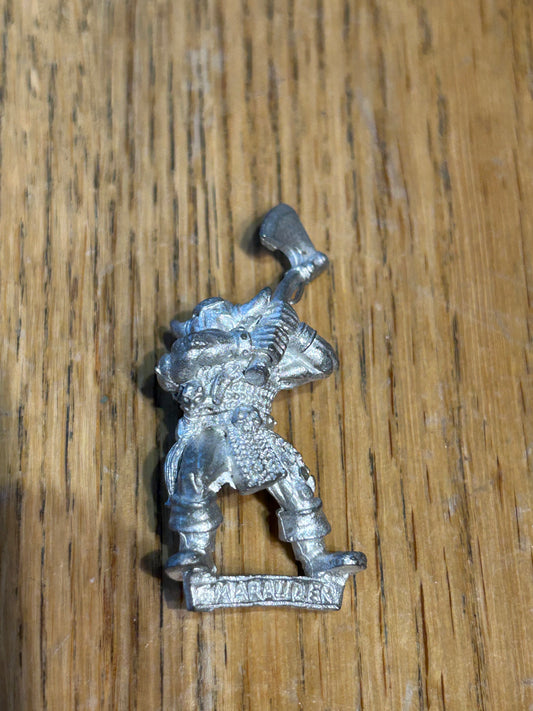 Vintage 1997 Games Workshop Warhammer Chaos Marauder Double Handed Axe