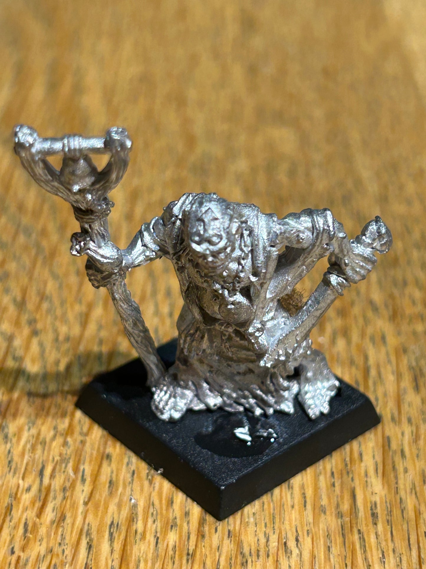 Citadel Chaos Champions Of Nurgle Bell Staff & Sword Metal Miniature
