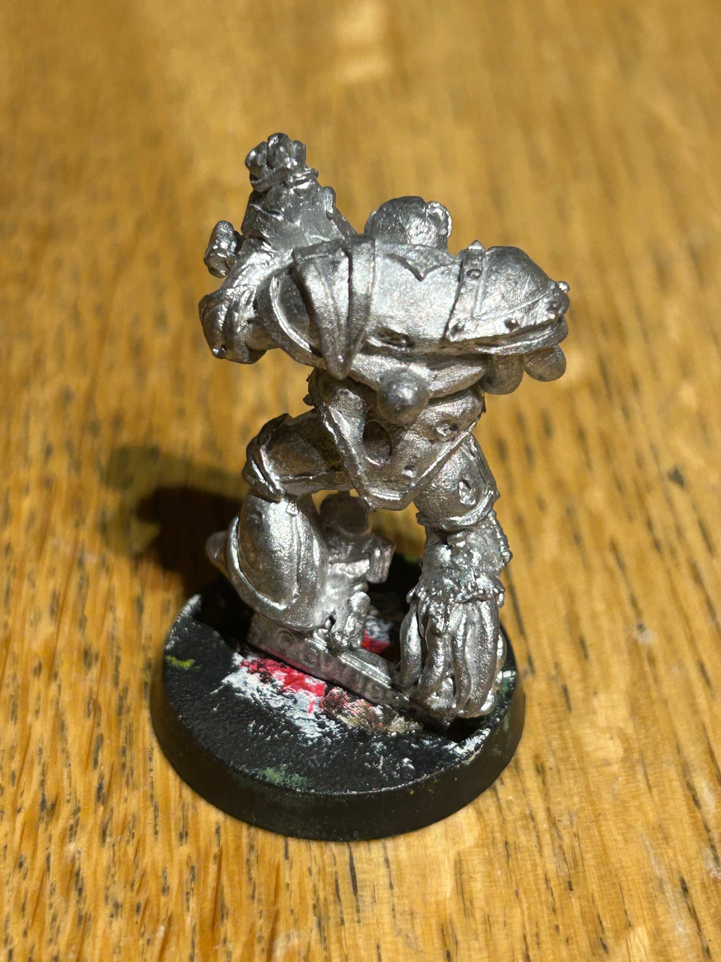 Warhammer 40k Rogue Trader Chaos Renegade Space Marine Nurgle Skull Head Metal (no backpack)