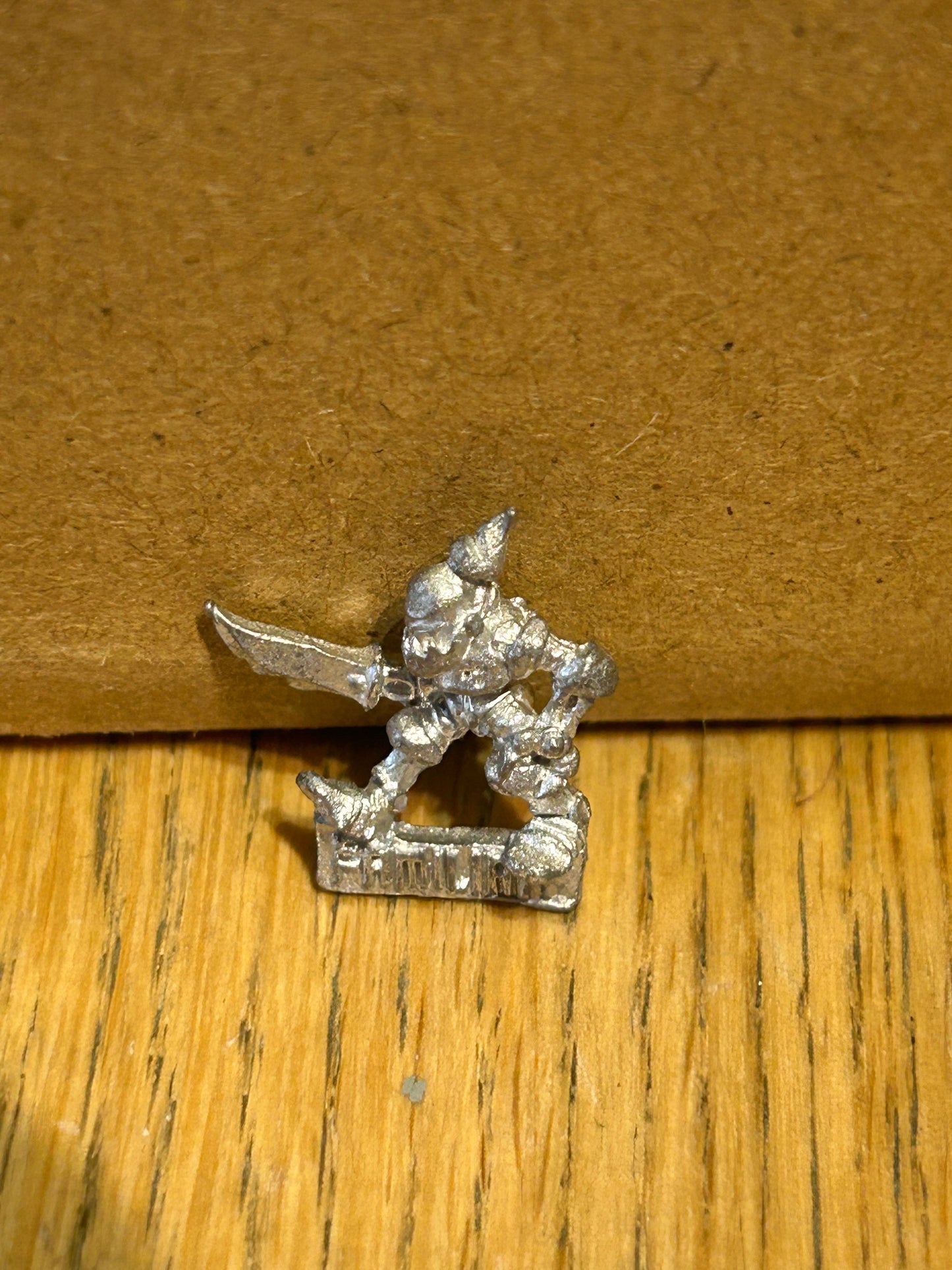 Vintage Warhammer Familiar 'Armoured Mite' Realm of Chaos 1980s Metal
