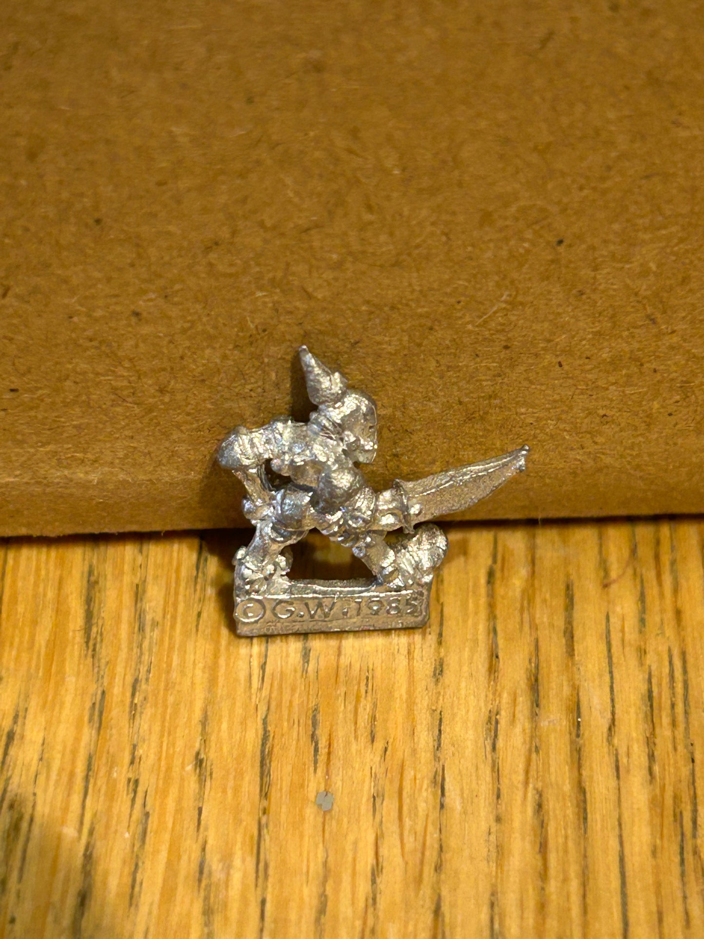 Vintage Warhammer Familiar 'Armoured Mite' Realm of Chaos 1980s Metal