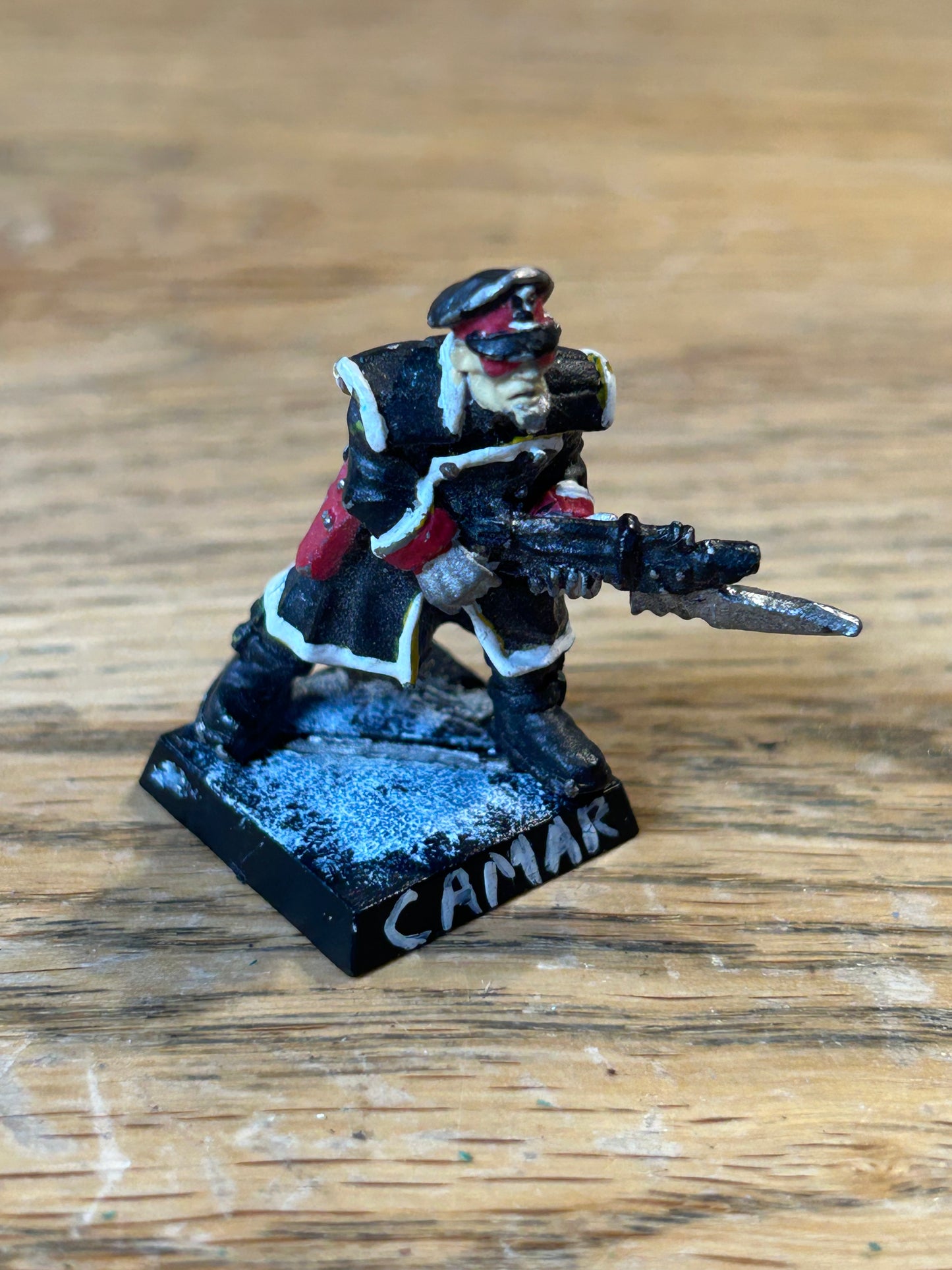Rogue Trader Imperial Guard Commissar w/ Lasgun 40k Metal Citadel