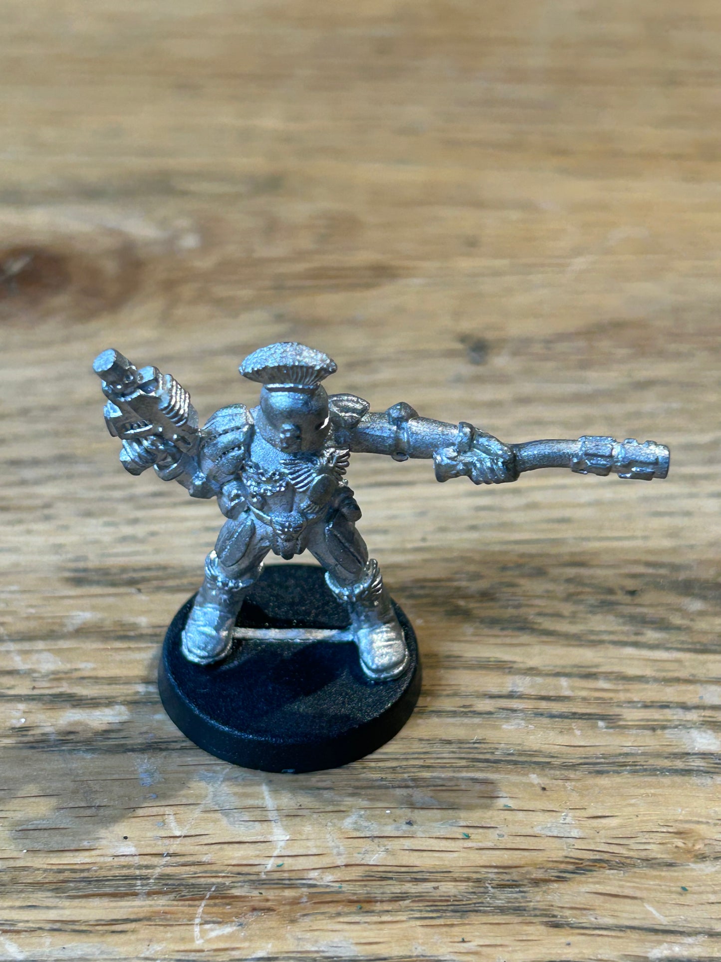 Rogue Trader Adeptus Arbites Leader w/ Power Maul Metal Necromunda Citadel