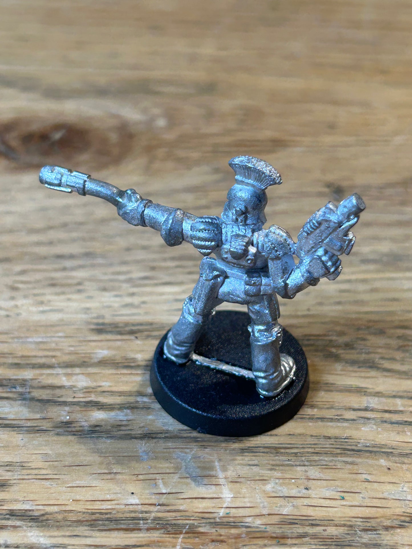 Rogue Trader Adeptus Arbites Leader w/ Power Maul Metal Necromunda Citadel