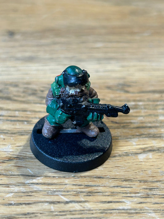 Iron Claw Squat 
Las Gun Squats Rogue Trader 80s Metal Citadel