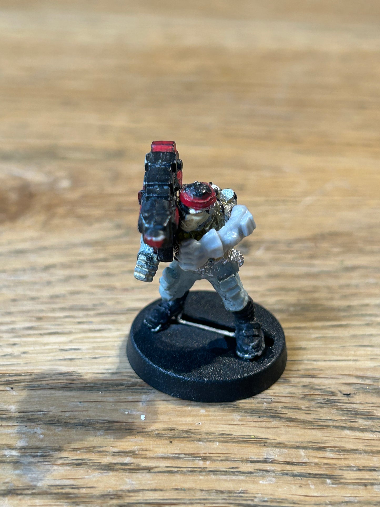 Imperial Guard Penal Legion Human Bomb with heavy weapon 40K warhammer  metal
