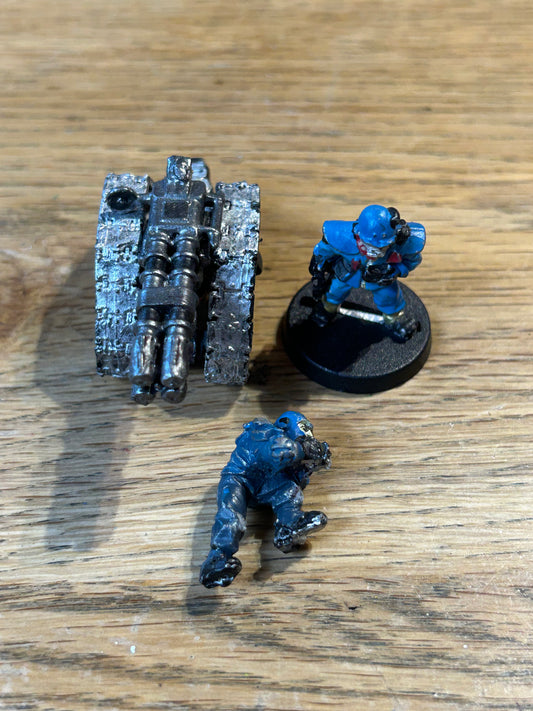 Warhammer 40k Rogue Trader Imperial Guard Rapier with Crew - Games Workshop OOP