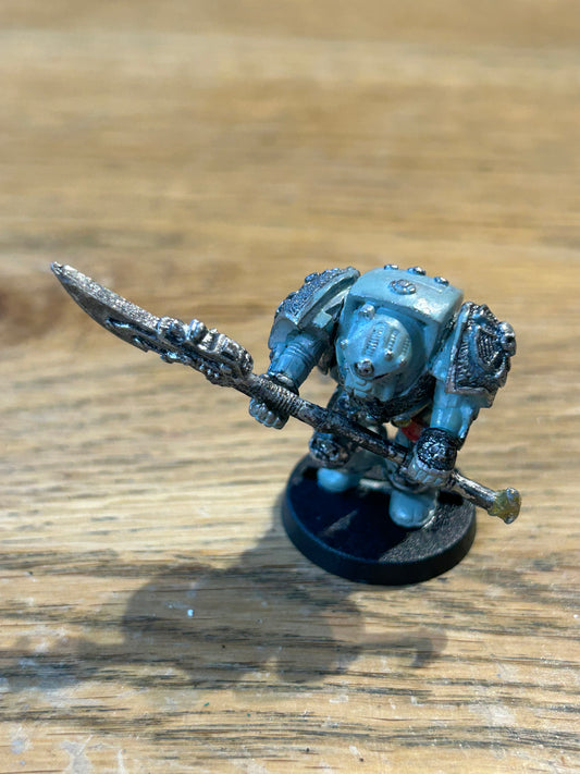 Warhammer 40k Rogue Trader Grey Knight Terminator with nemesis halberd