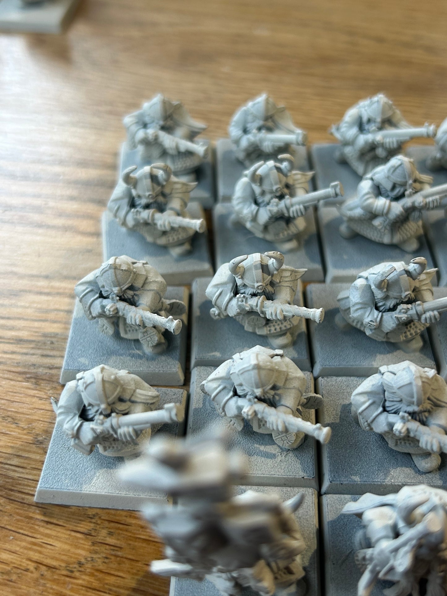 Warhammer fantasy old world plastic dwarf thunderers including command x23