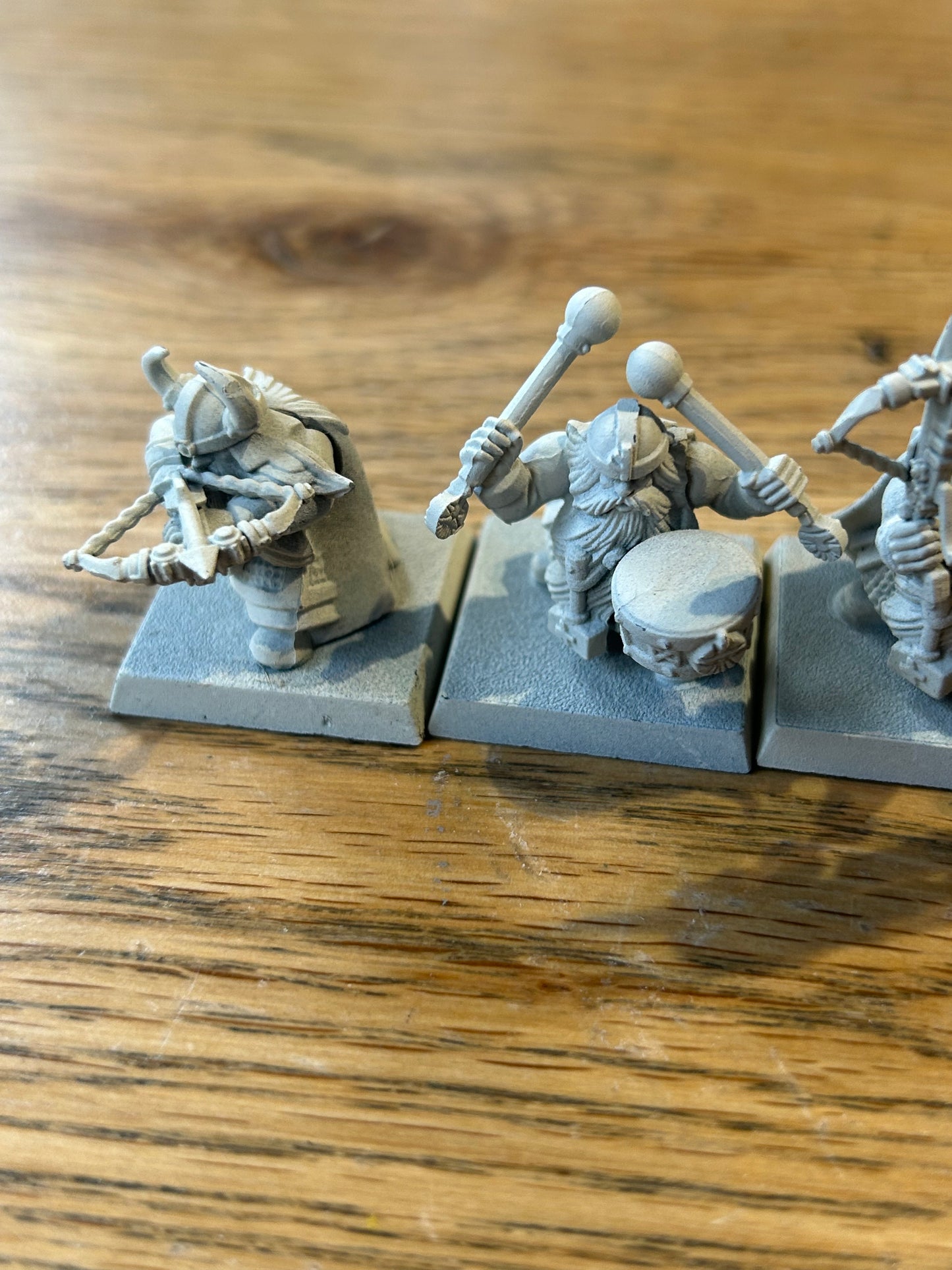 Warhammer fantasy old world plastic dwarf quarrellers  including command x6