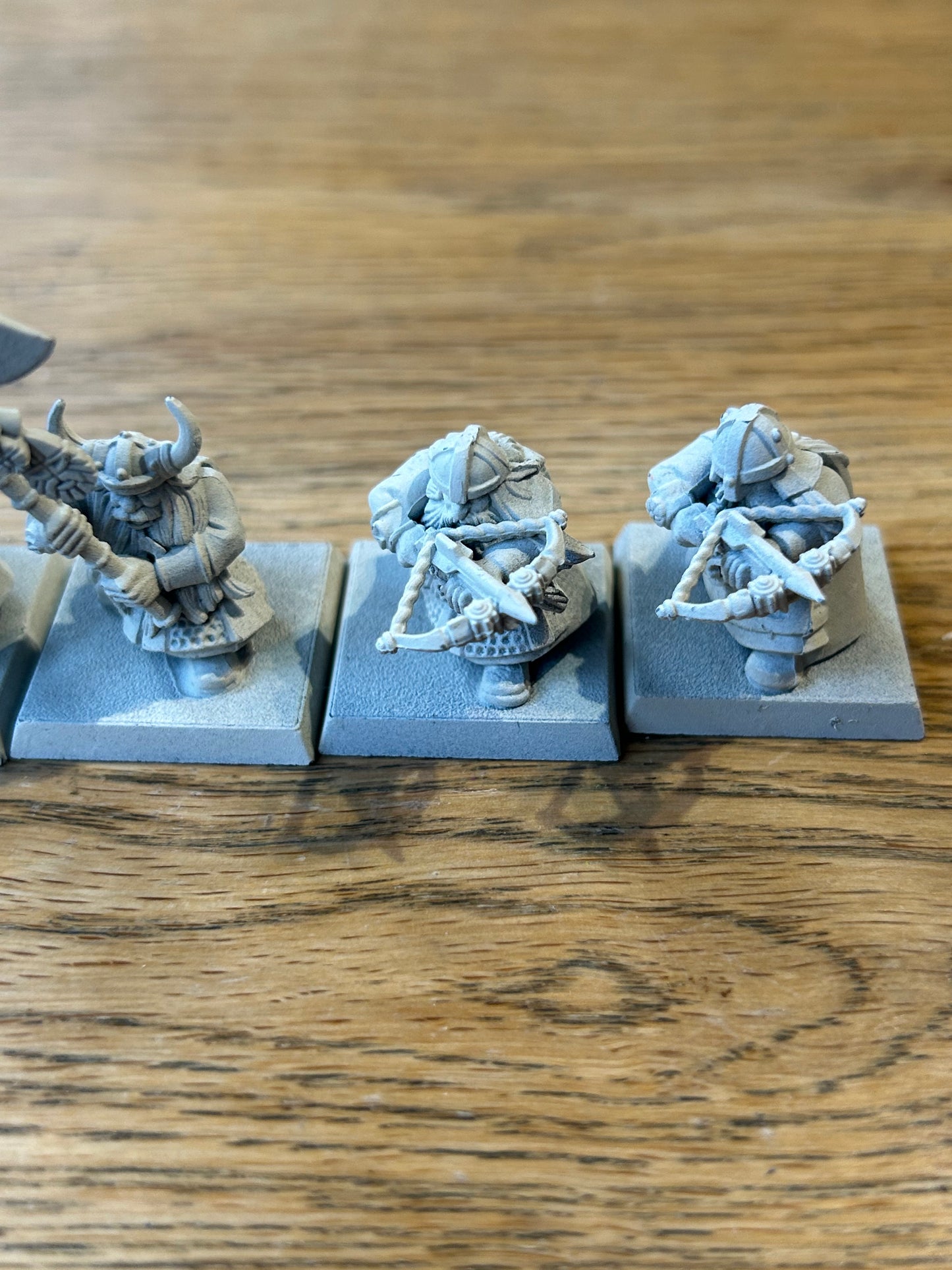 Warhammer fantasy old world plastic dwarf quarrellers  including command x6