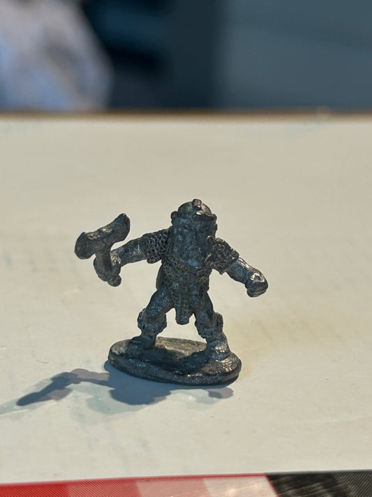 Ral Partha RP-420 Dwarf with Battle Axe