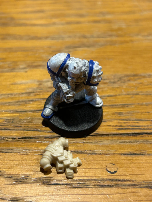 Rogue Trader Space Marine Artificer Armour 4 40k 80s Citadel Metal