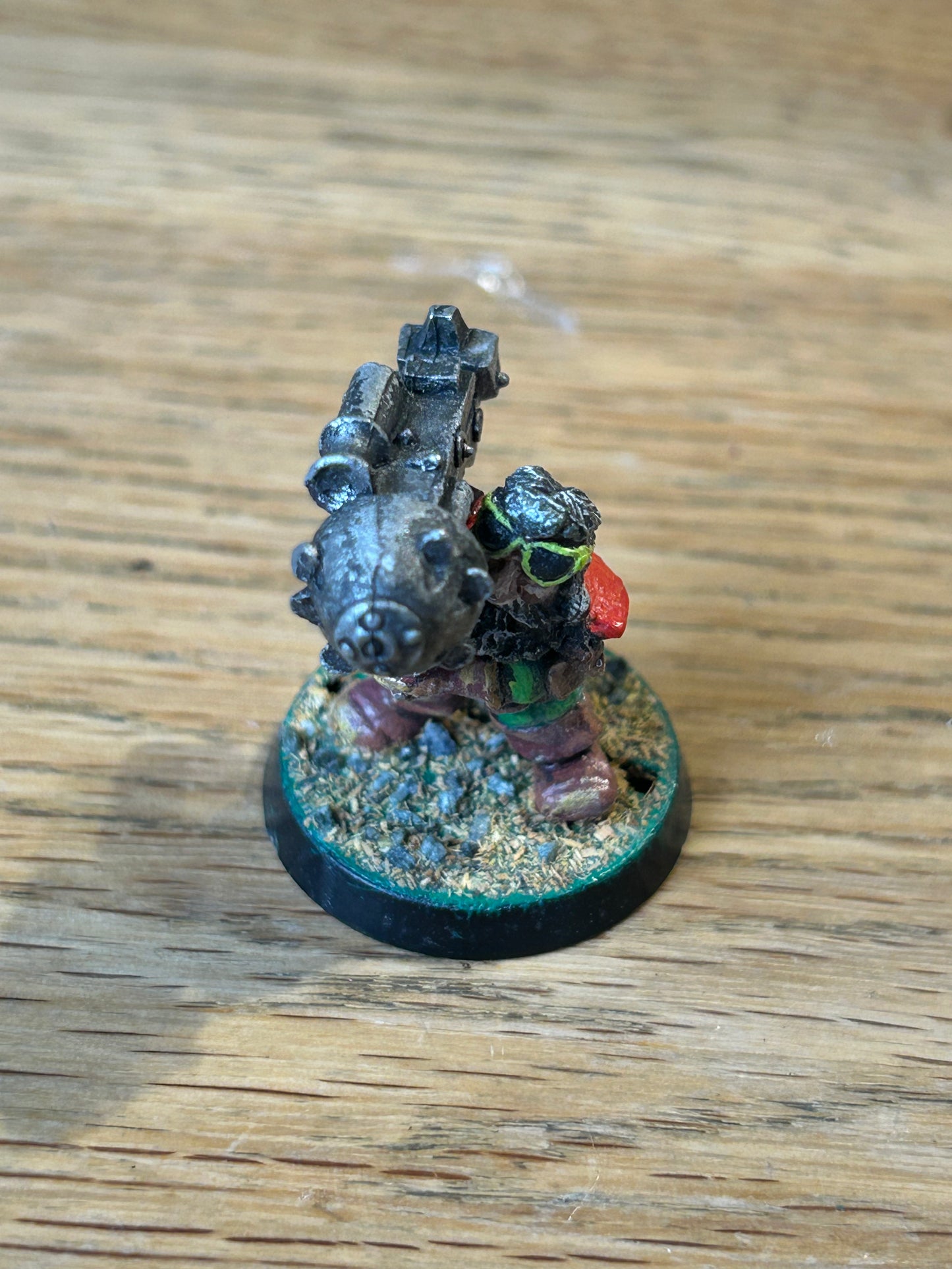 Warhammer 40k Rogue Trader Squat with heavy plasma gun