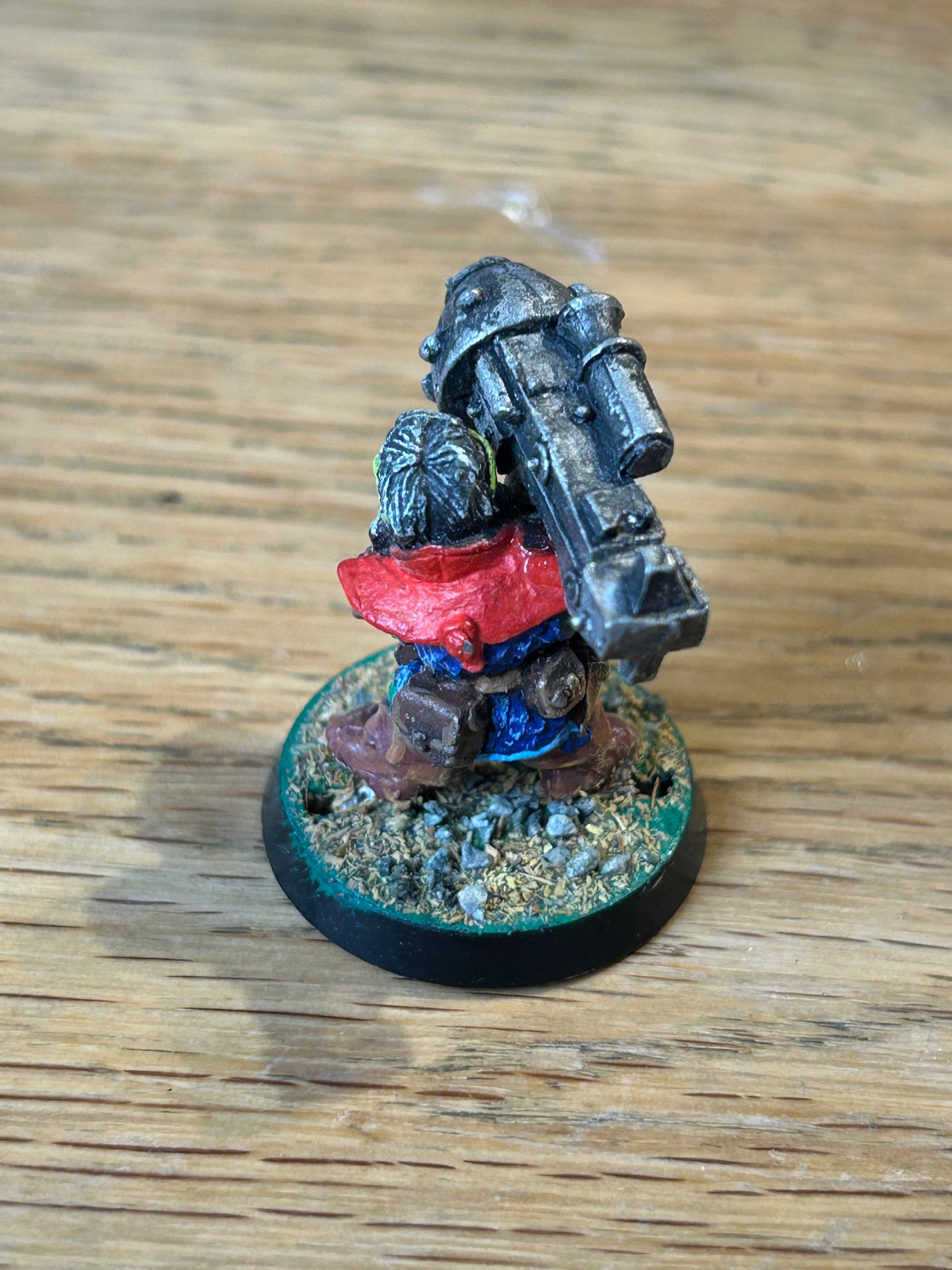 Warhammer 40k Rogue Trader Squat with heavy plasma gun