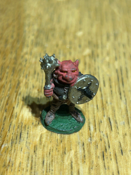 Citadel gnoll or great goblin with mace and shield