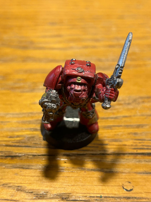 GW Rogue Trader 40k Space Marine RTB9 Terminator Marine with storm bolter and power sword