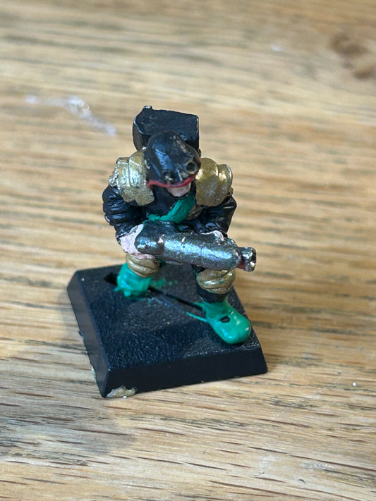 Judge Dredd 1985 V RARE Citadel GW metal 2000AD RPG Riot Judge w. Riot Foam JD4