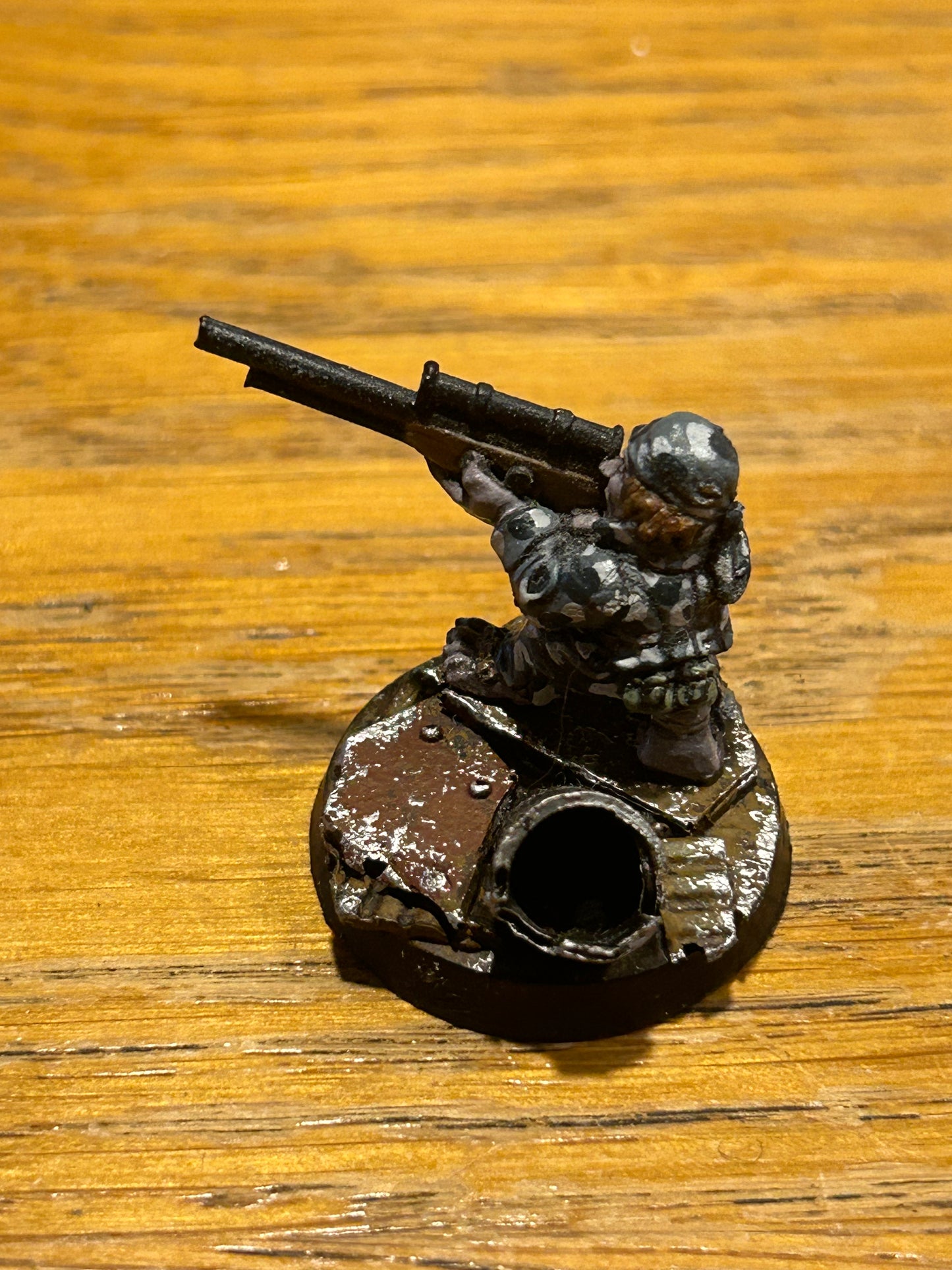 RATLING SNIPER Metal Imperial Army Astra Militarum 40K (no tab but nicely based)