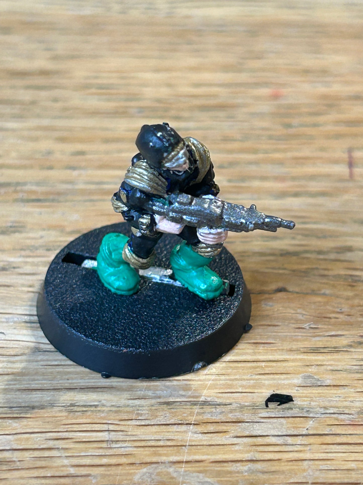 Citadel Warhammer 1980s 2000AD Metal Judge Dredd JD3 (MP-25) Citi-Def Machine Gun