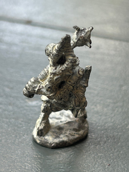 Citadel Warhammer metal 80s Runequest Box Set 4 Beastmen Broo attacking with mace