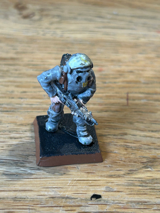 Vintage Warhammer 40k Mercenary No-Face Fargo Rogue Trader 1980s Metal