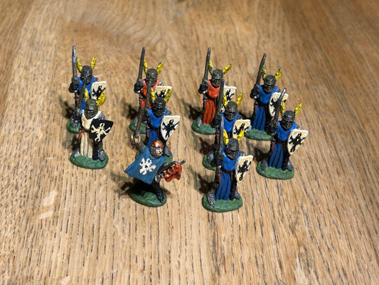 Warhammer Regiment Of Renown Empire Bretonnian Knights Of Origo  (9 troopers and musician)