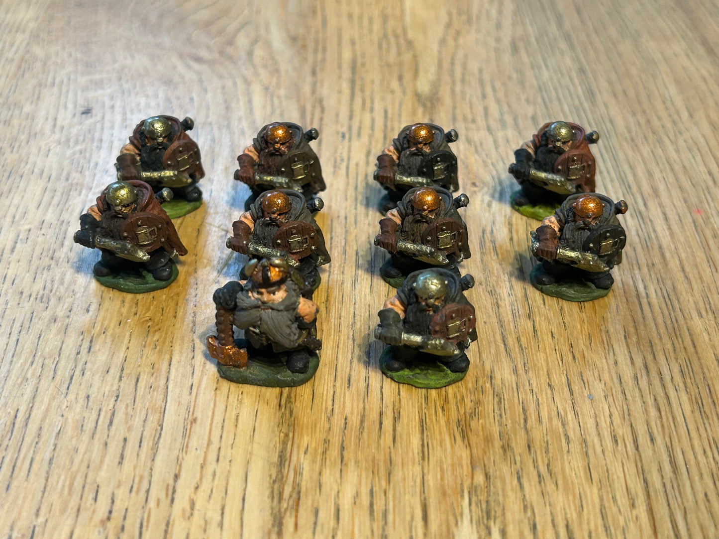 RR1 Bugman’s dwarf rangers 9 troopers and Joseph Bugman warhammer fantasy dwarfs