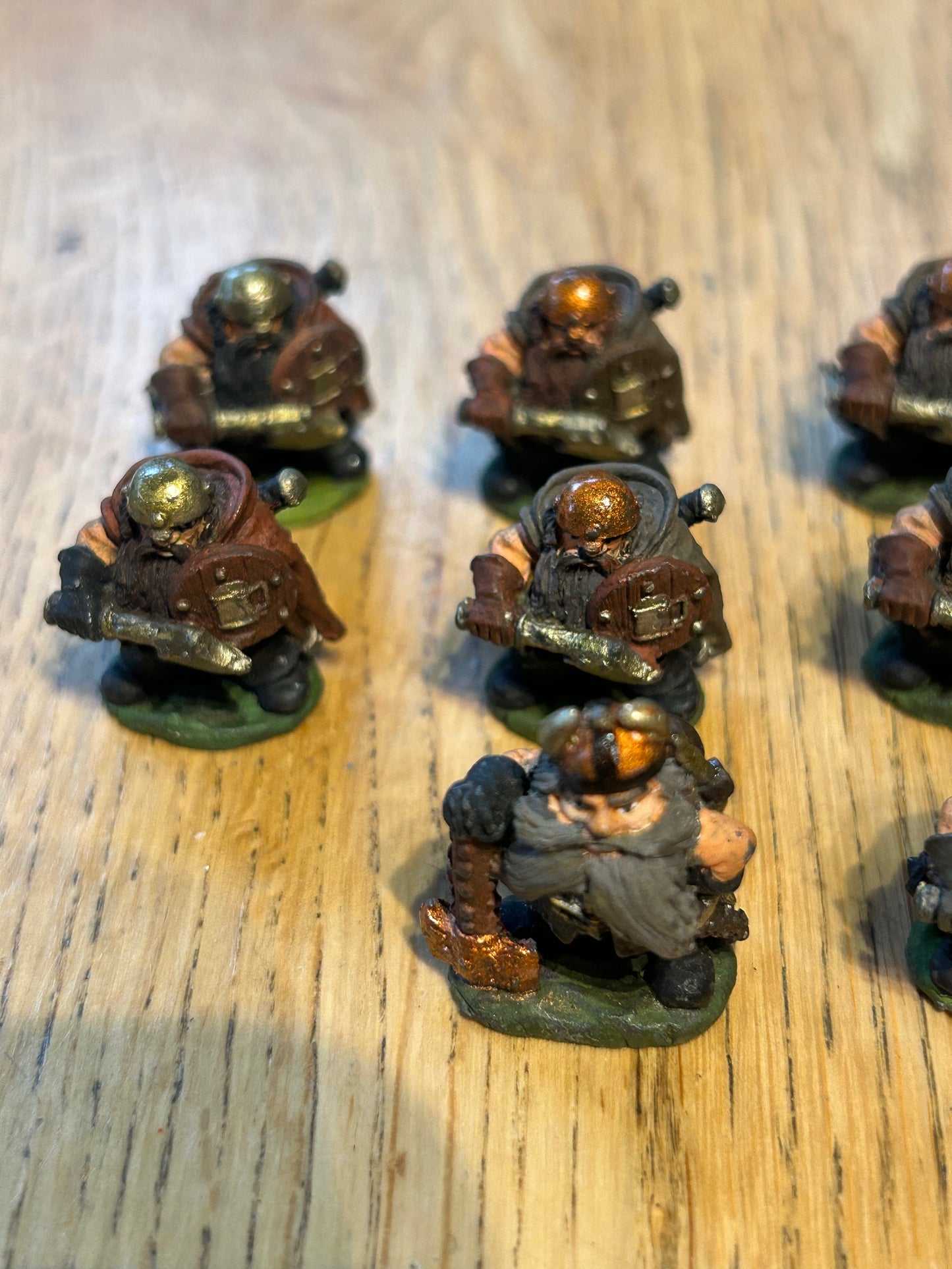 RR1 Bugman’s dwarf rangers 9 troopers and Joseph Bugman warhammer fantasy dwarfs