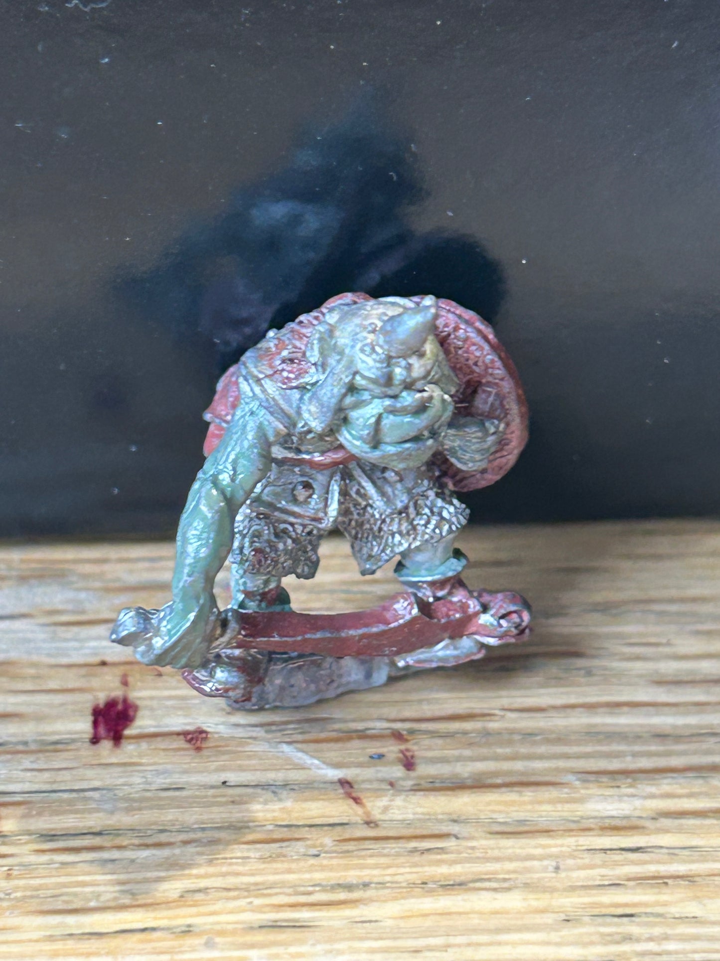 Warhammer Fantasy ME41 Goblin warg rider on foot Lord of the rings