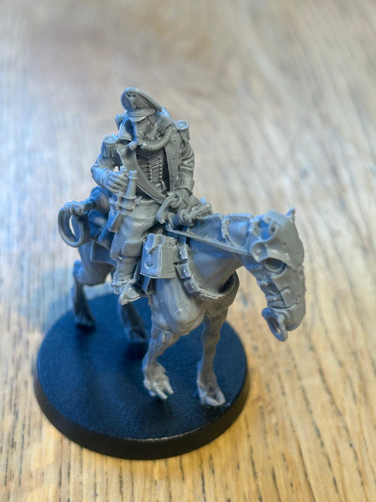 Warhammer 40k forge world imperial guard death korps of Krieg mounted commisar