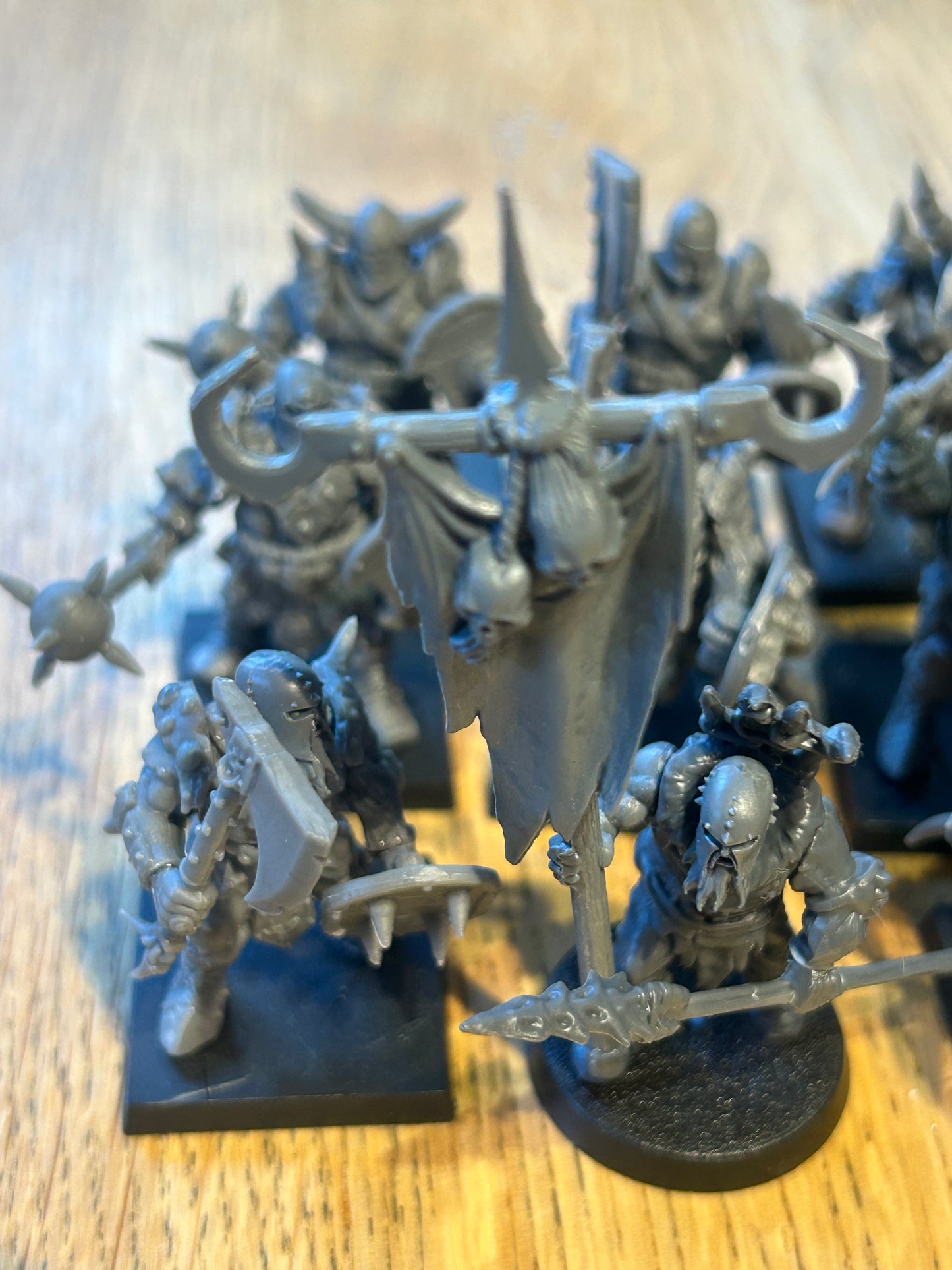 Warhammer fantasy Norse marauders proxies (I think they’re avatars of war)