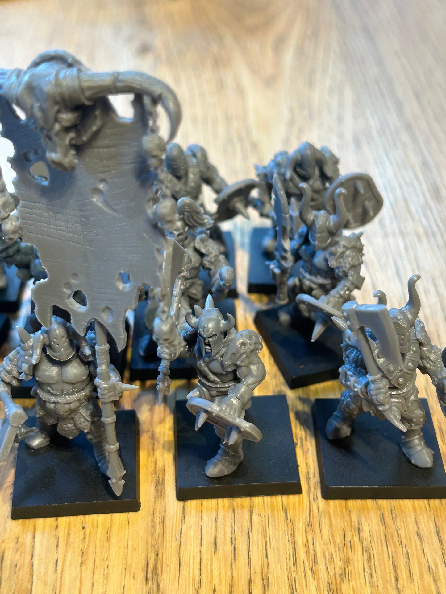 Warhammer fantasy Norse marauders proxies (I think they’re avatars of war)