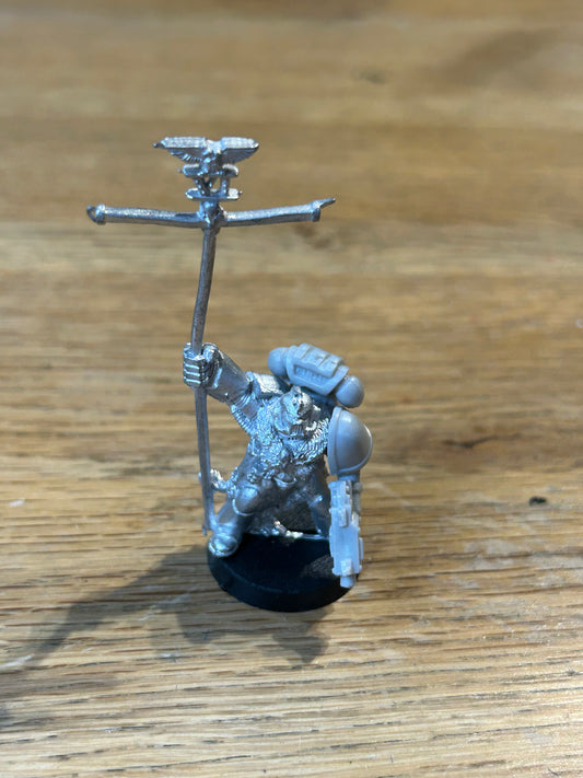Space Marine Space Wolves Wolf Guard Company Standard 2nd Ed Metal Citadel