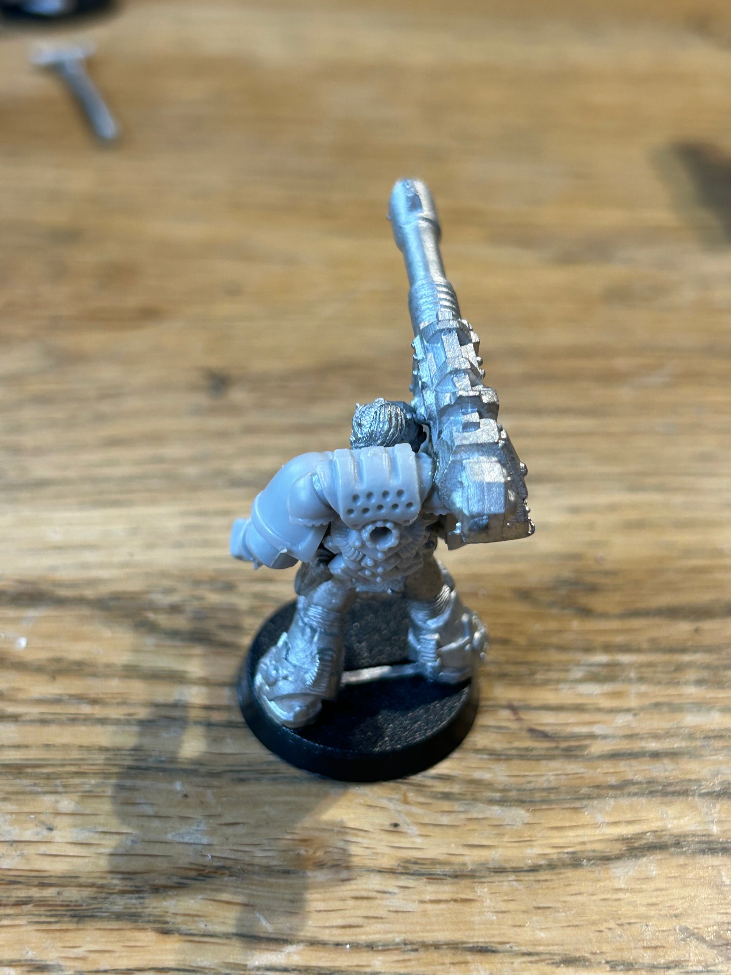 Warhammer 40k Space Wolves Long Fang lascannon Metal
