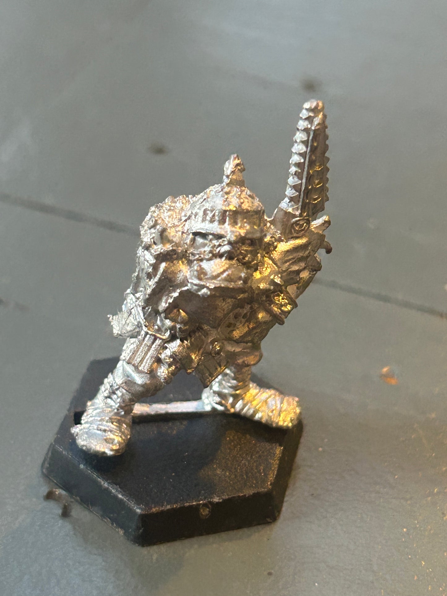 WARHAMMER 40K SPACE ORK BOYZ BOLTA & CHAINSWORD 1  ROGUE TRADER GW