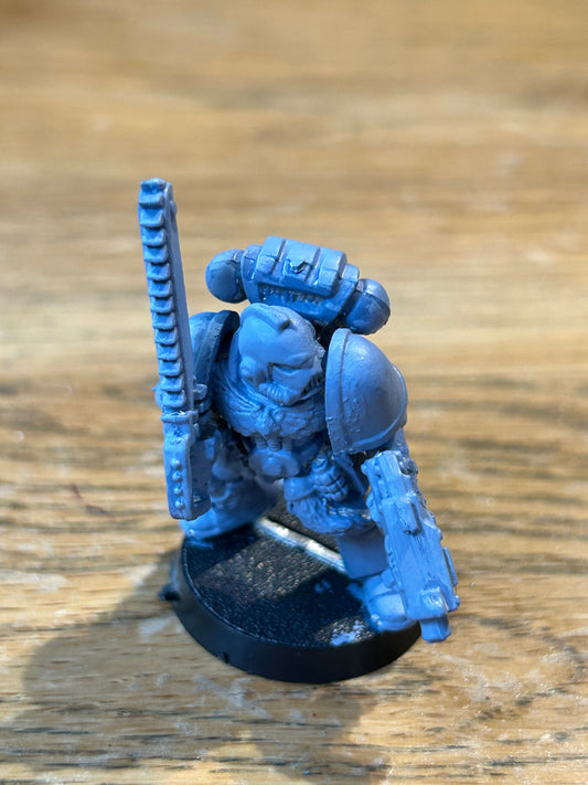 WH40K Space Wolves Grey Hunter Classic Metal Marine 2nd Edition 1990s
