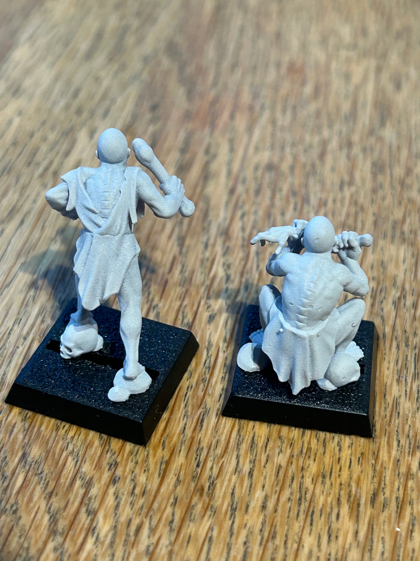 Warhammer fantasy proxy undead ghouls x2 (unknown manufacturer)