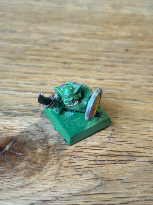 Warhammer fantasy Kev Adams goblin with sword